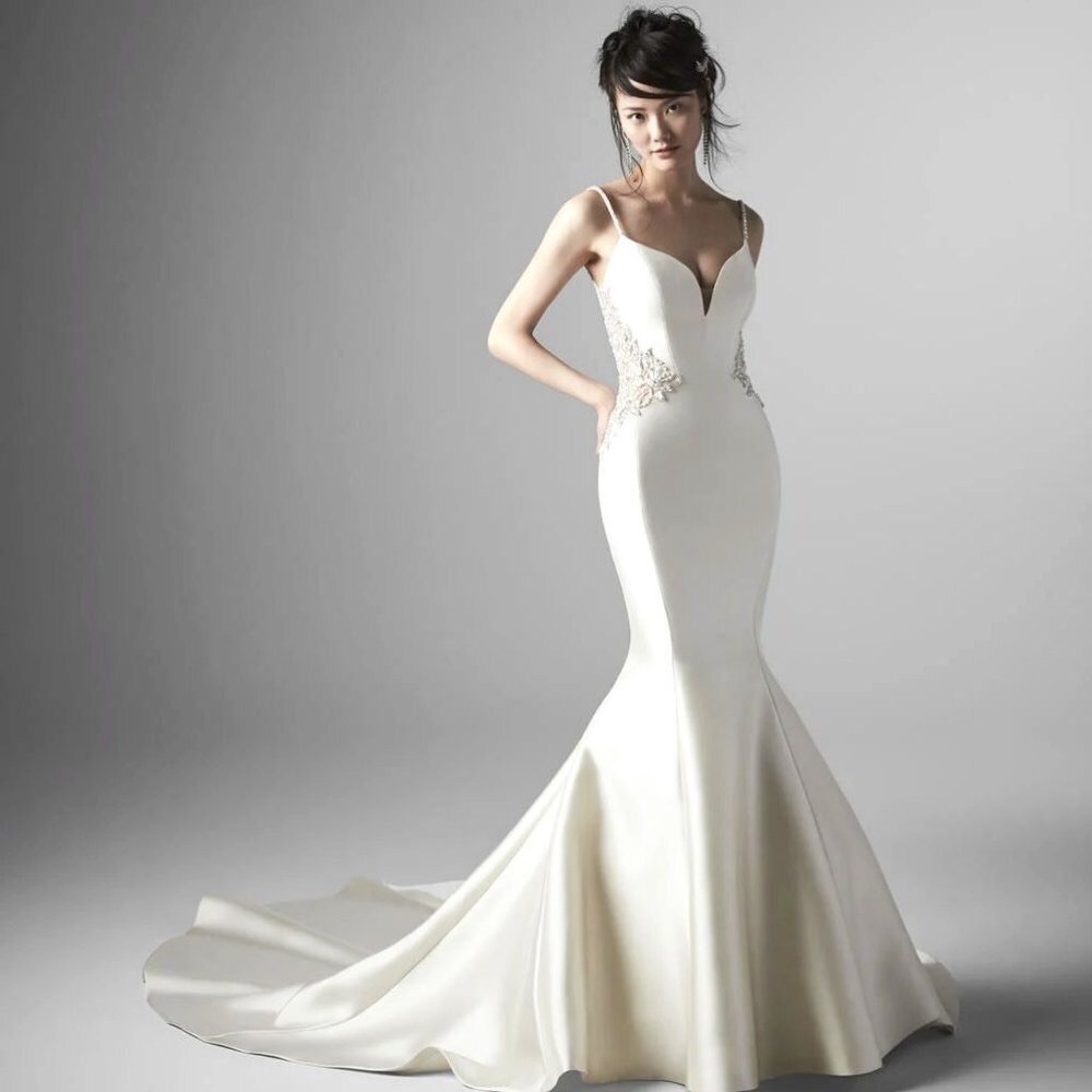 NWT SOTTERO and MIDGLEY Marquette Jeweled Wedding Gown Champagne 10 MSRP $1998